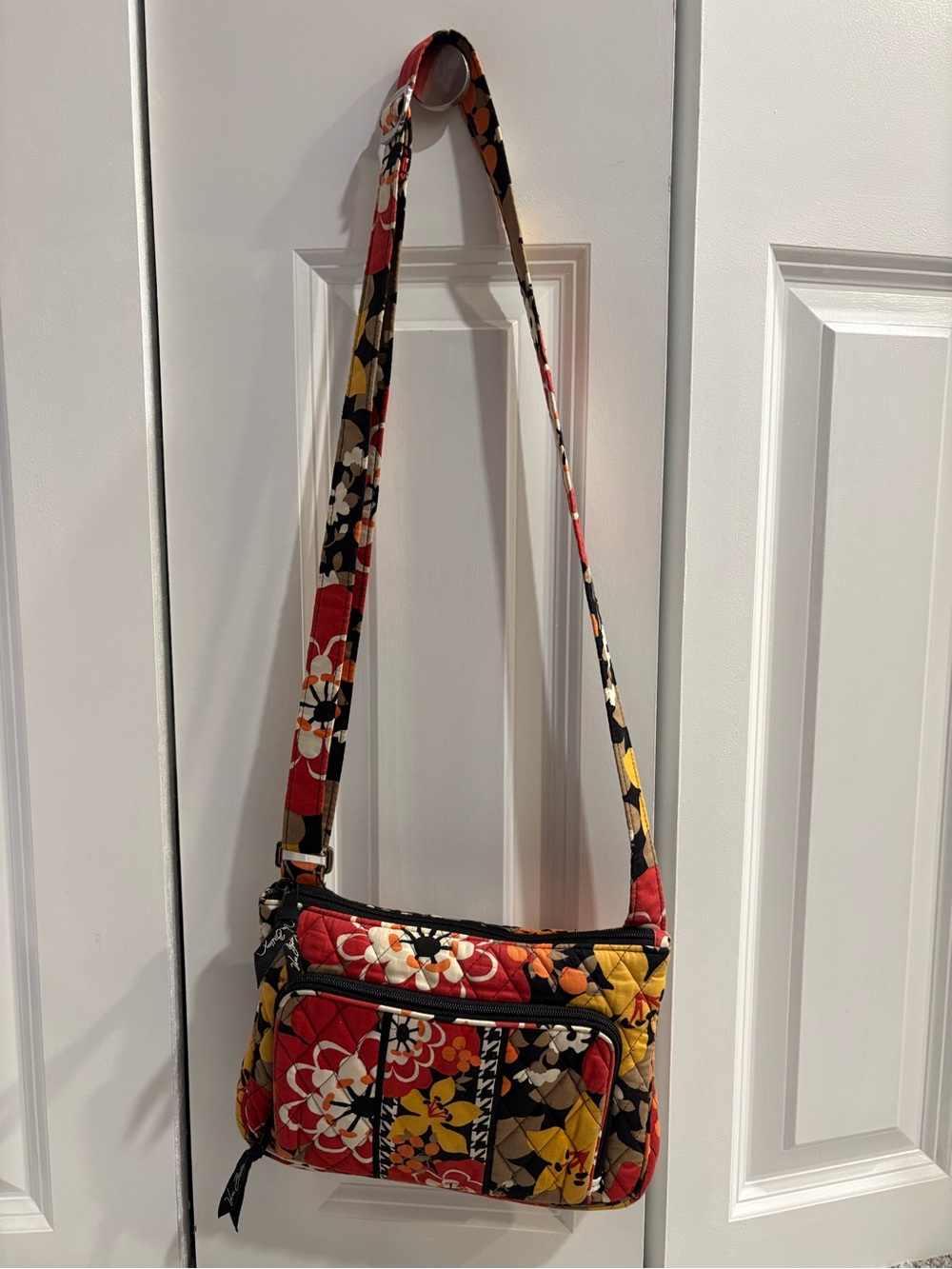 Vera Bradley Quilted Little Hipster Crossbody Bag Bittersweet Retired Print - OS
